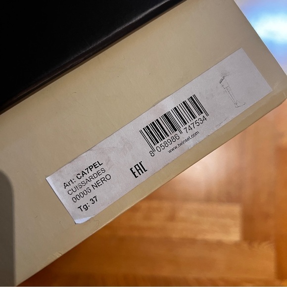 Twinset Milano Over the Knee Suede Boots size 37 US 6.5 retail $635 - Picture 7 of 7